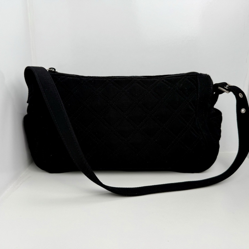 Vera Bradley Black Quilted Purse‎ Shoulder Purse Bag